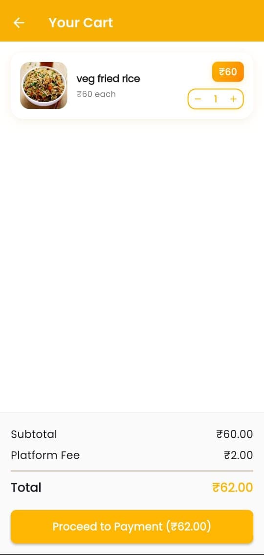 Your order history remembers